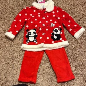 Adorable Red Panda Kids Matching Set
